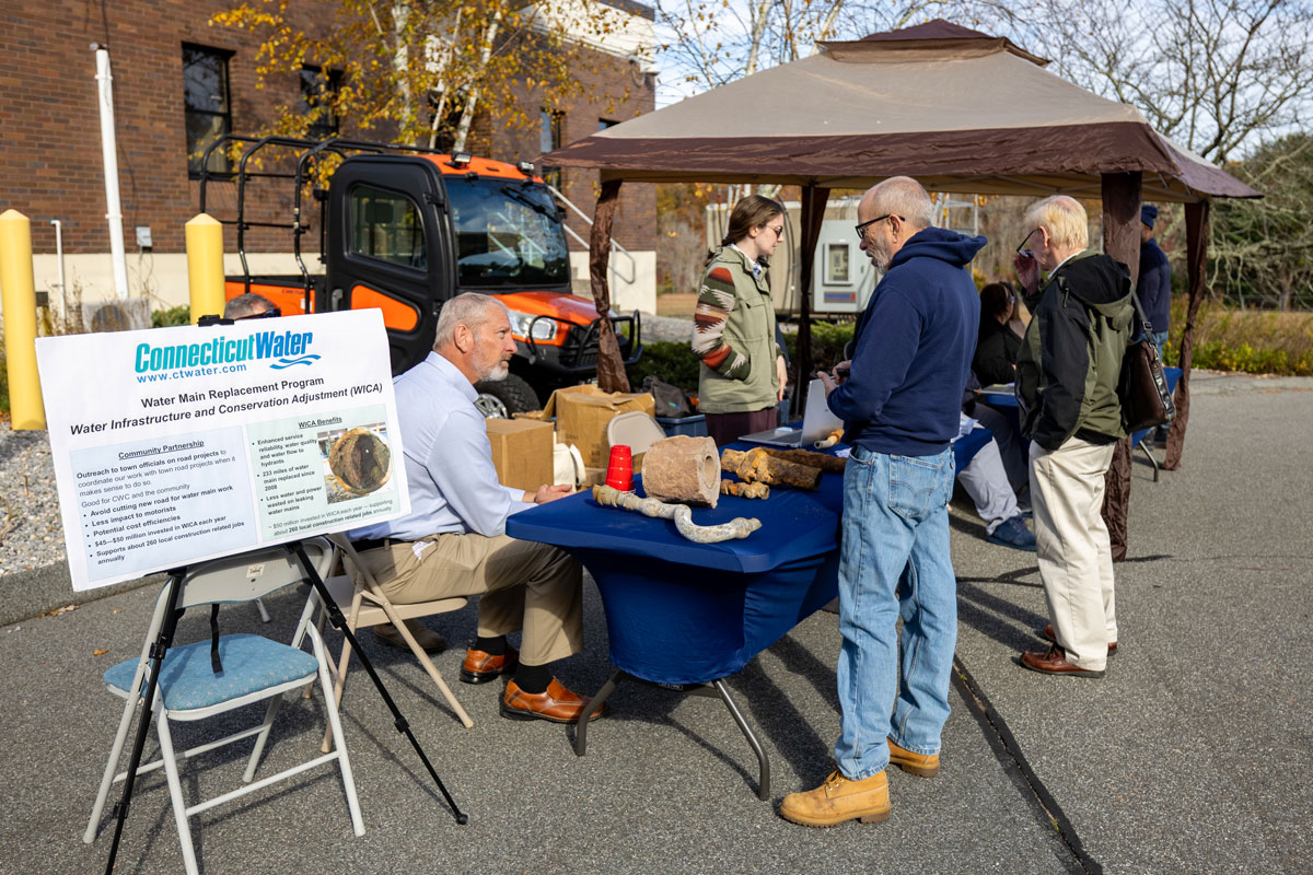 Connecticut Water customers tour MacKenzie Drinking Water Treatment Facility