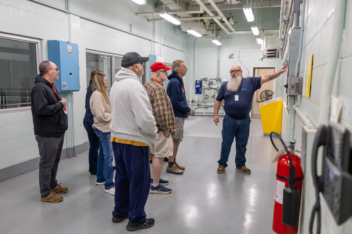 Connecticut Water customers tour MacKenzie Drinking Water Treatment Facility