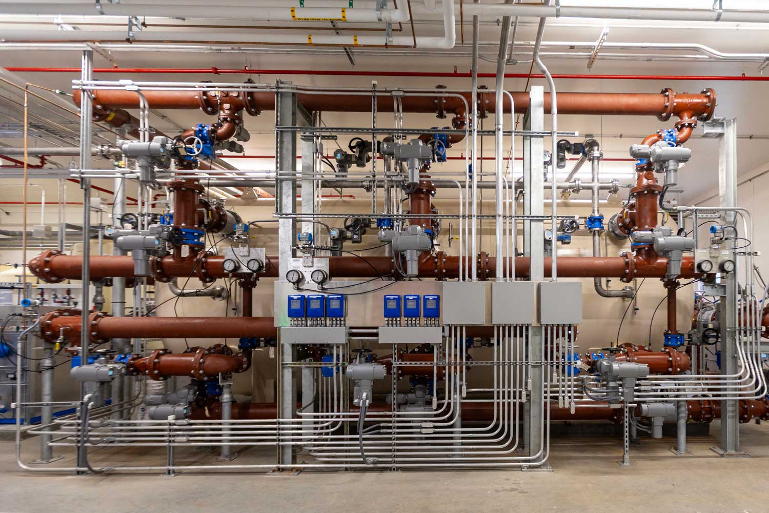 The new Heritage Village drinking water treatment facility